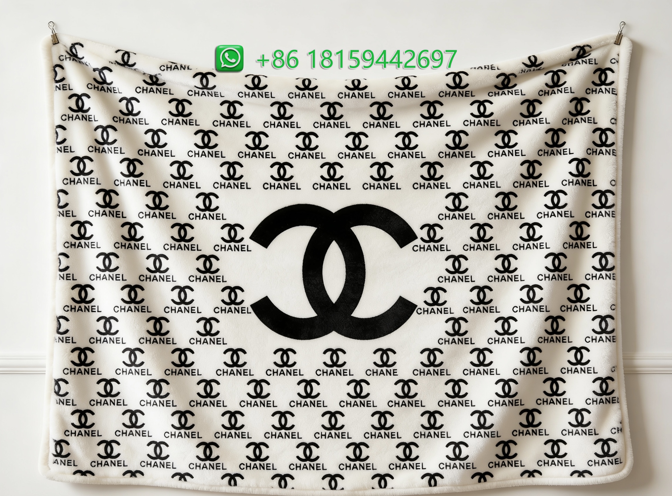 Chanel Throw Blankets